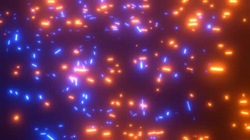 Videohive - Electric Abstraction in the Form Particles Discharges - 33236505