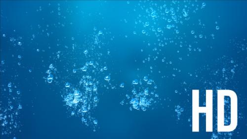 Videohive - Underwater Bubbles Background HD - 33237187