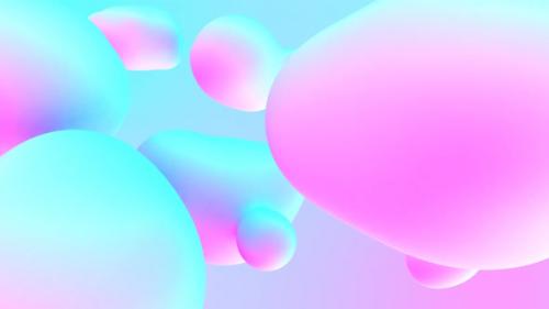 Videohive - Colorful Stylish Liquid Bubbles Shapes - 33238096