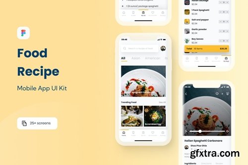 Recipe - Food Recipe App UI Kit