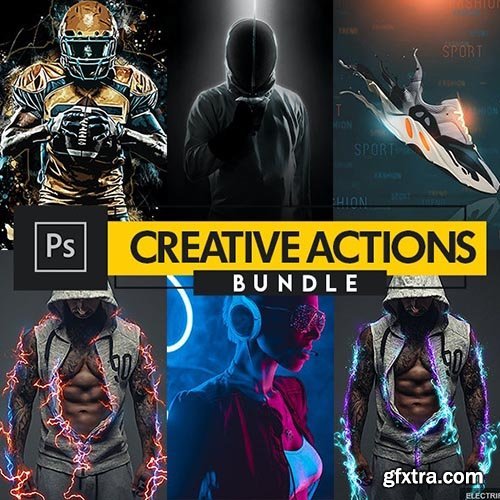 GraphicRiver - Creative Photoshop Actions Bundle 28380125