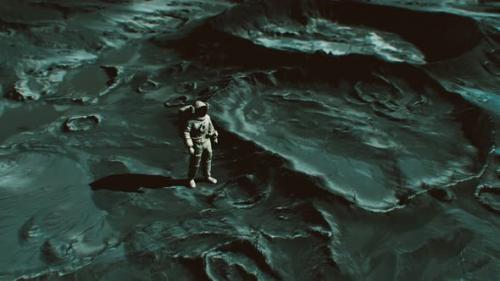 Videohive - Astronaut on Lunar Landing Mission - 33259470