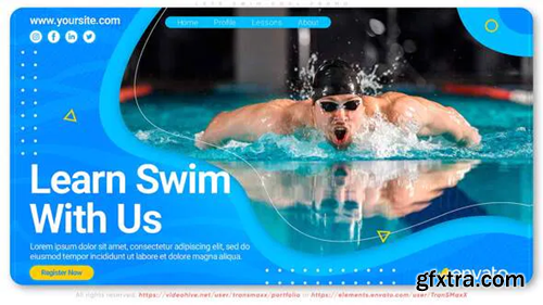 Videohive Lets Swim Pool Promo 33224856
