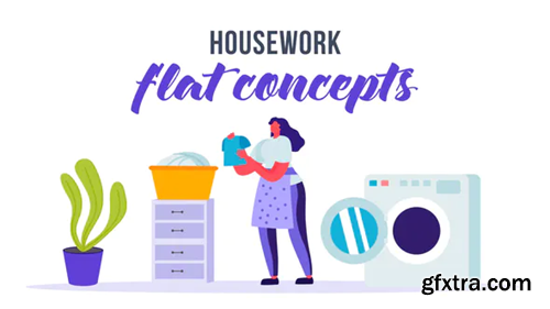 Videohive Housework - Flat Concept 33263974