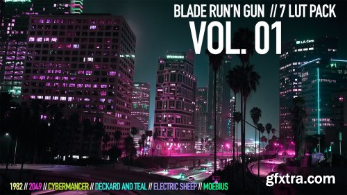 MakeArtNow - Blade Run\'n Gun LUTs Pack