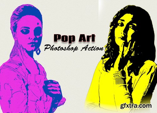 CreativeMarket - Pop Art Photoshop Action 6320373