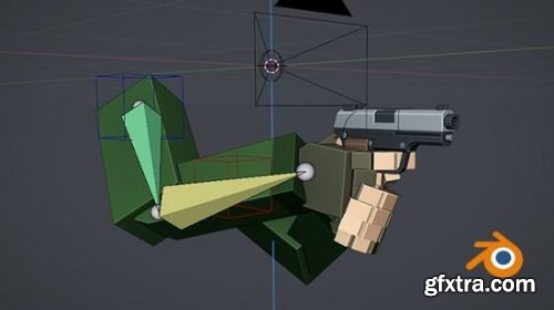 Rigging and Animating Low Poly FPS Arms in Blender