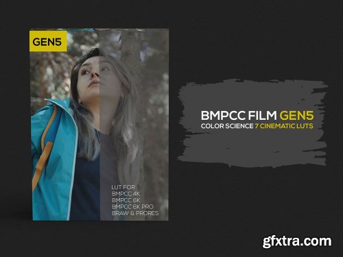 CreativeMarket - BMPCC Film Gen5 Luts 6302399
