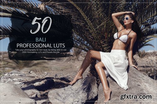 50 Bali LUTs and Presets Pack