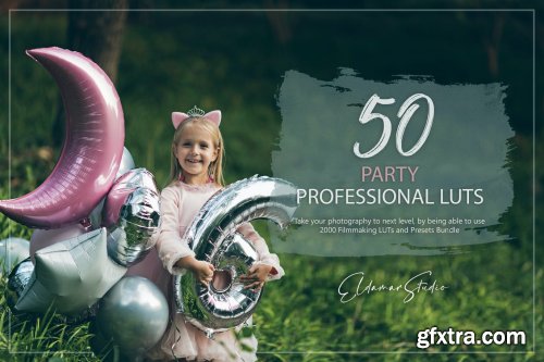 50 Party LUTs and Presets Pack