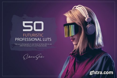50 Futuristic LUTs and Presets Pack
