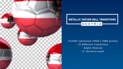 Videohive - Metallic Soccer Ball Transitions - Austria - 33304889