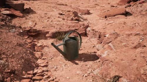 Videohive - Beverage Can in Sand and Rocks Desert - 33330760