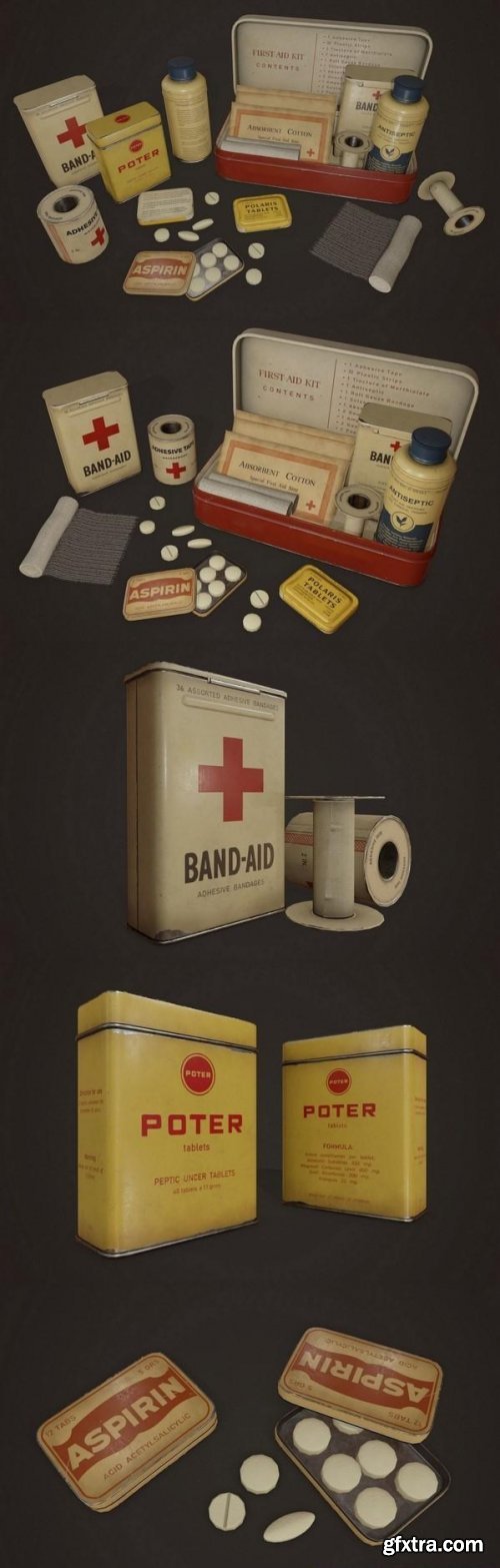 Vintage First Aid Kit