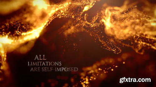 Videohive Gold Dust Particle Sequence 28459574