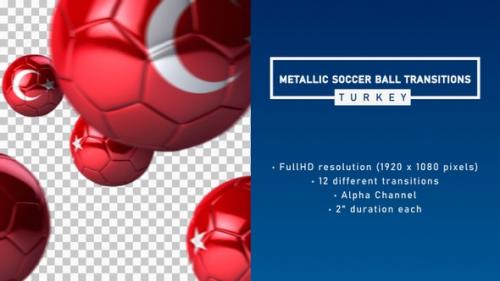 Videohive - Metallic Soccer Ball Transitions - Turkey - 33330631