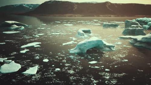Videohive - Ice Icebergs in Greenland at Summer - 33330725