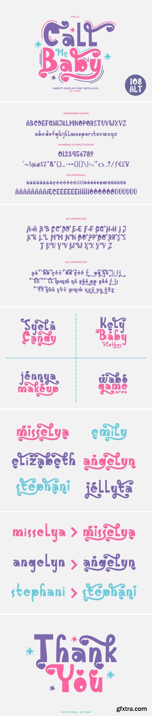 Call Me Baby Font