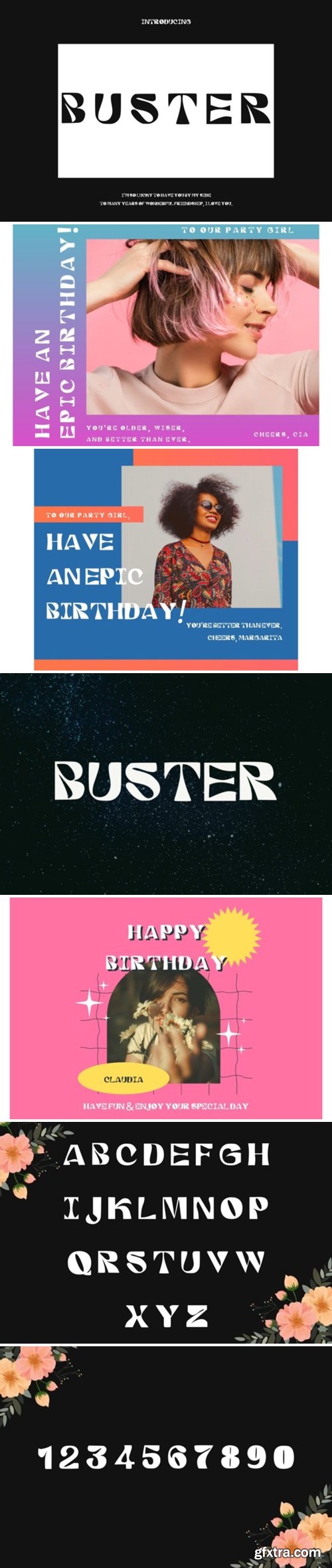 Buster Vintage Font