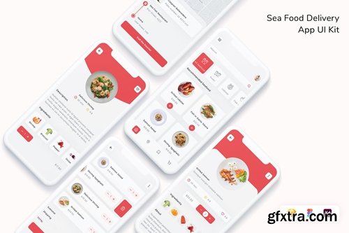 Sea Food Delivery App UI Kit