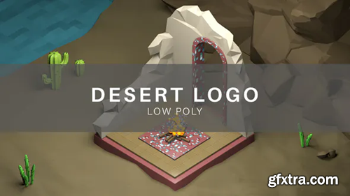 Videohive 3D Low Poly Desert Logo 31319565