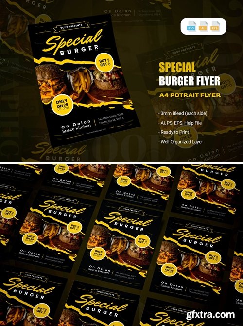 Special Burger Flyer
