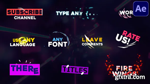Videohive Expressive Titles | After Effects 32984752