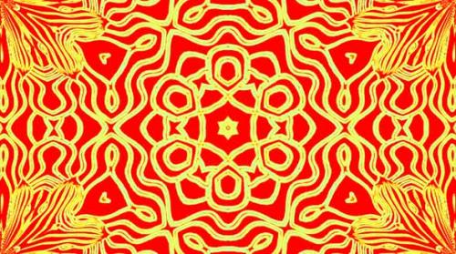 Videohive - Bright abstract light governing full color, kaleidoscope,red background - 33382980