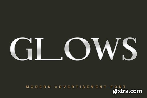 Glows Modern Advertisement Font