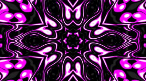 Videohive - Bright abstract light governing full color, kaleidoscope, black background - 33383311