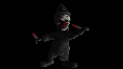 Videohive - Dancing horror clown - 33393391