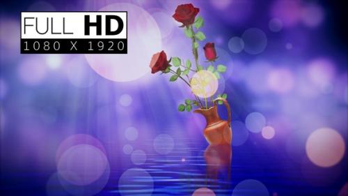 Videohive - Roses Background 02 - 33393898