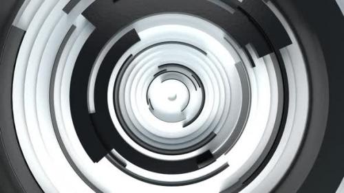 Videohive - Black And White Radial Background - 33394764