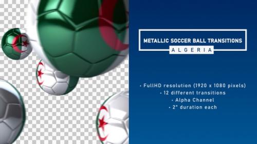Videohive - Metallic Soccer Ball Transitions - Algeria - 33385349