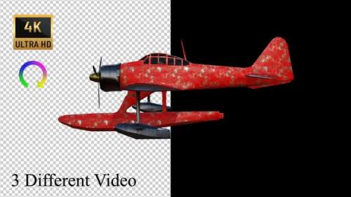 Videohive - 4K - Seaplane Pack - 33392561