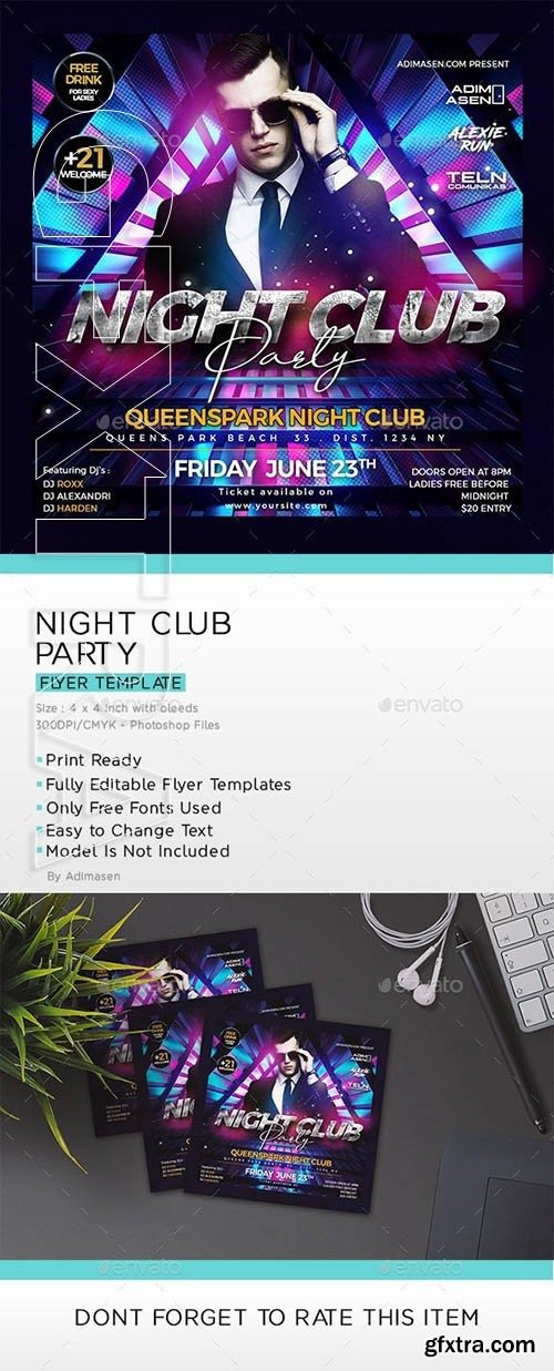 GraphicRiver - Night Club Flyer 23972037