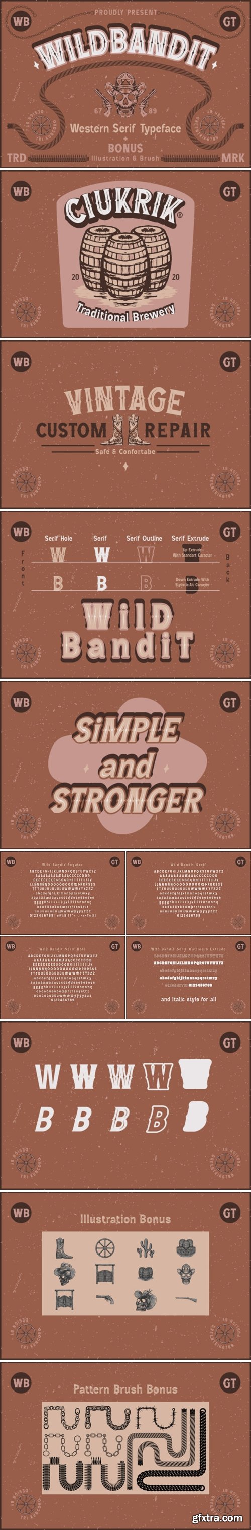 Wild Bandit Font