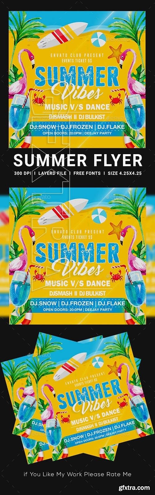 GraphicRiver - Summer Party Flyers 23800276