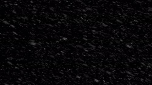 Videohive - 4k Snow Storm. Looped Overlay - 33410096