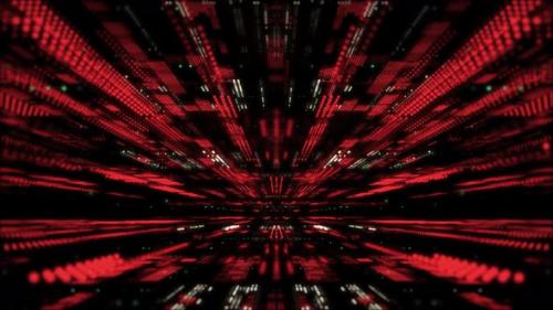 Videohive - Sci Fi Red Background Seamless Loop - 33427641
