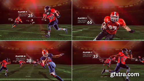 Videohive American Football Starting Lineup 25543882
