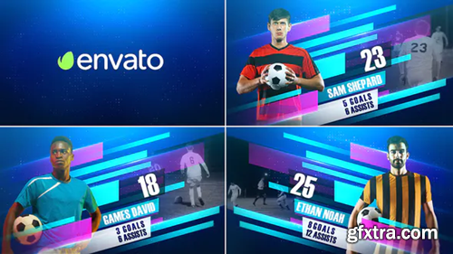 Videohive Soccer Player Introducing 30472667