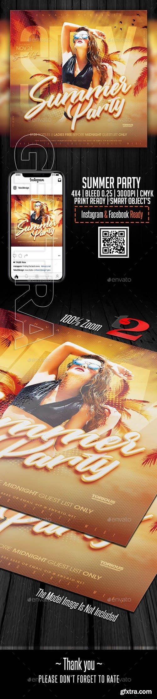 GraphicRiver - Summer Party Flyer Template 23488177