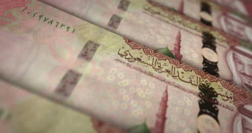 Videohive - Saudi Arabia Riyal money banknote surface loop - 33428902