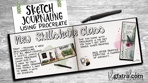 Creating a lovely Sketch Journal Using Procreate