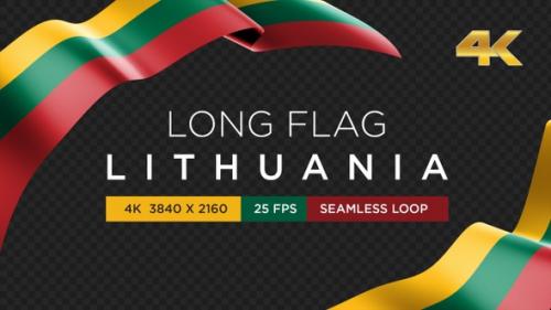 Videohive - Long Flag Lithuania - 33508993
