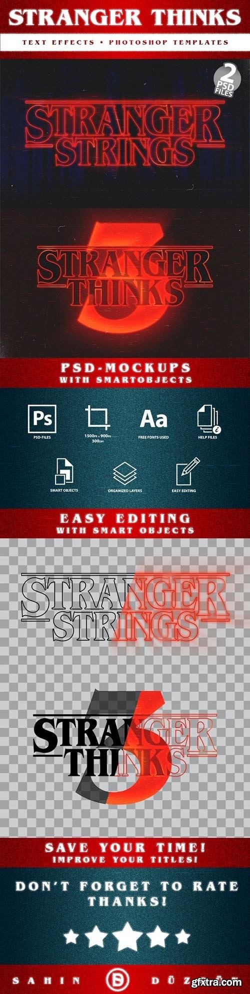 GraphicRiver - Stranger Thinks | Text-Effects/Mockups | Template-Package 27600427