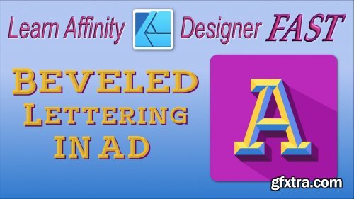 Beveled Lettering In Affinity Designer