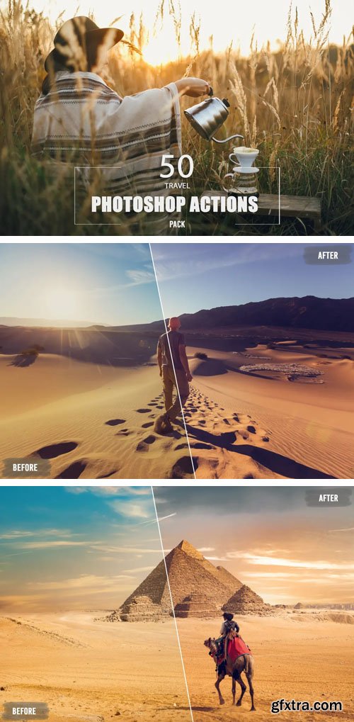 Travel Photoshop Actions Pack