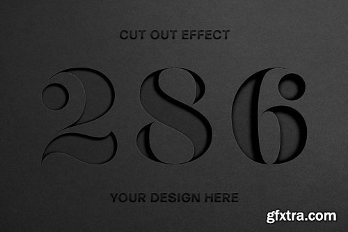 CreativeMarket - Cut Out Paper Text Effect 5648621